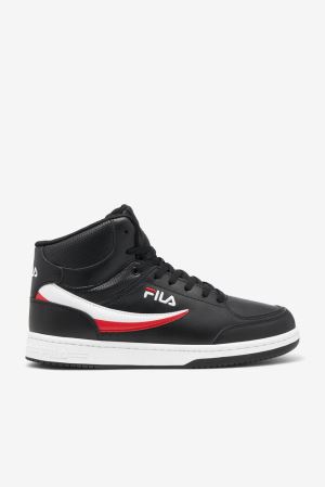 FILA Bbn 92 Mid Sneakers Black / White / Red,Mens Shoes | CA.COIJTE016